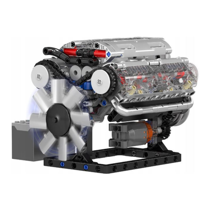 V8 Brick Engine Kit (535 Pieces)