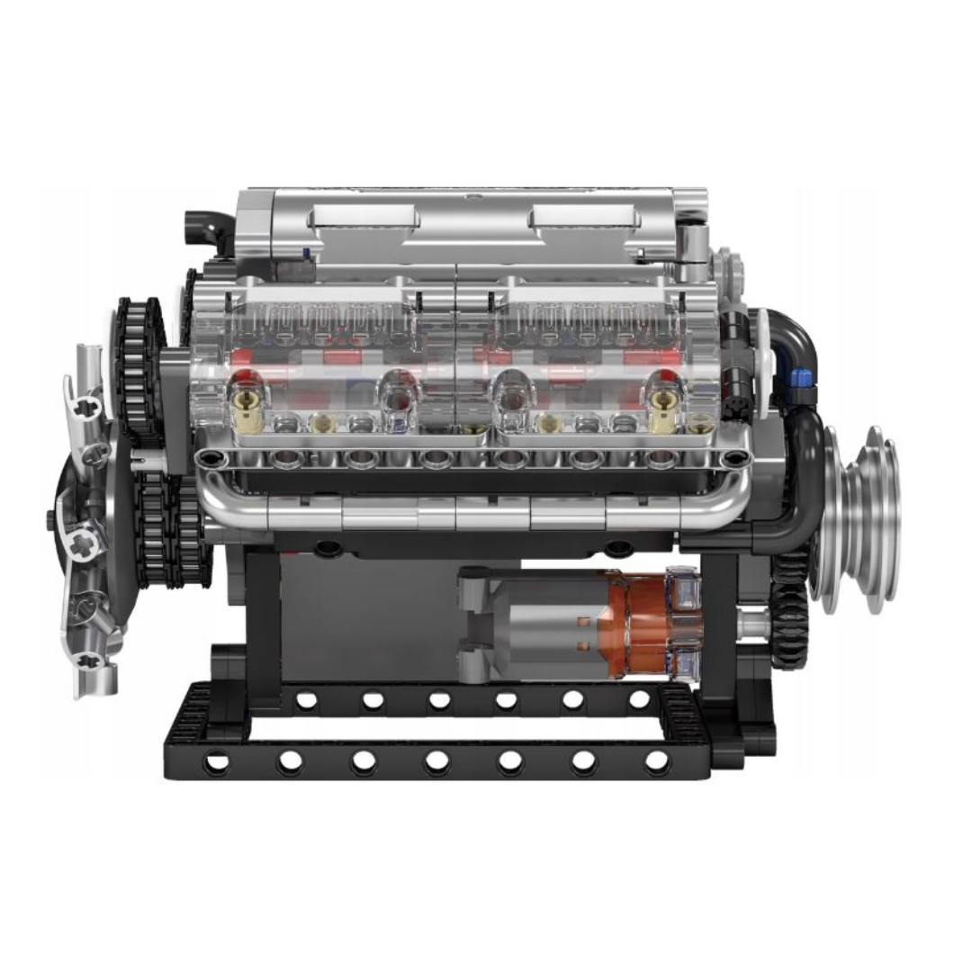 V8 Brick Engine Kit (535 Pieces)