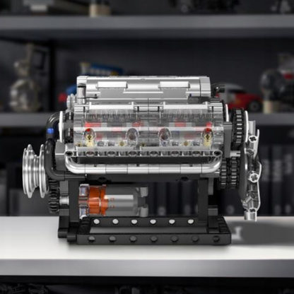 V8 Brick Engine Kit (535 Pieces)