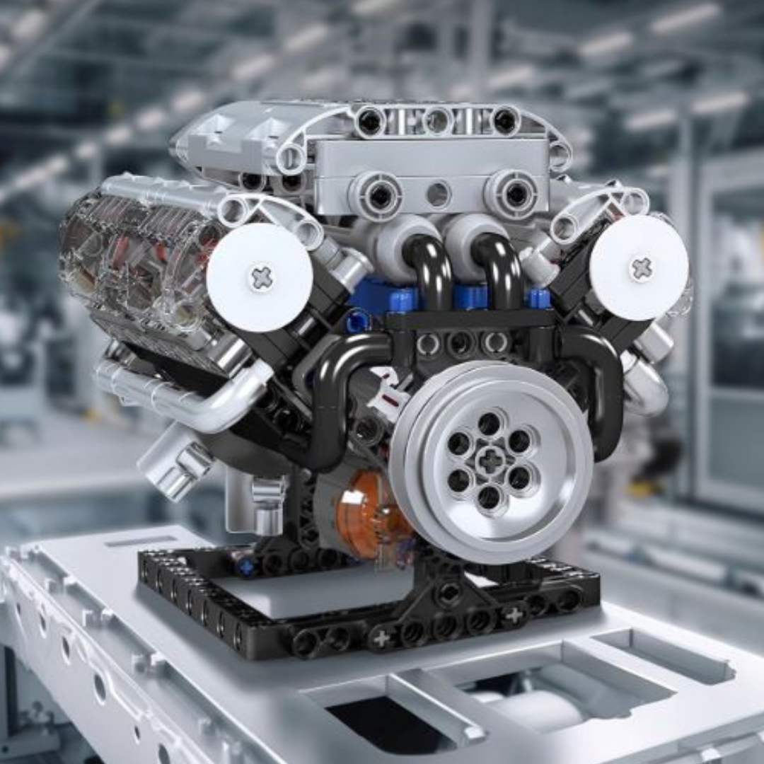 V8 Brick Engine Kit (535 Pieces)